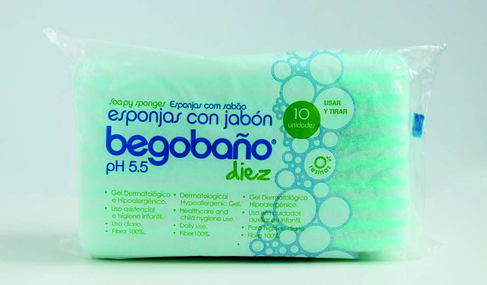 100 ESPONJAS JABONOSAS GRANDES - BEGOBAÑO BS3